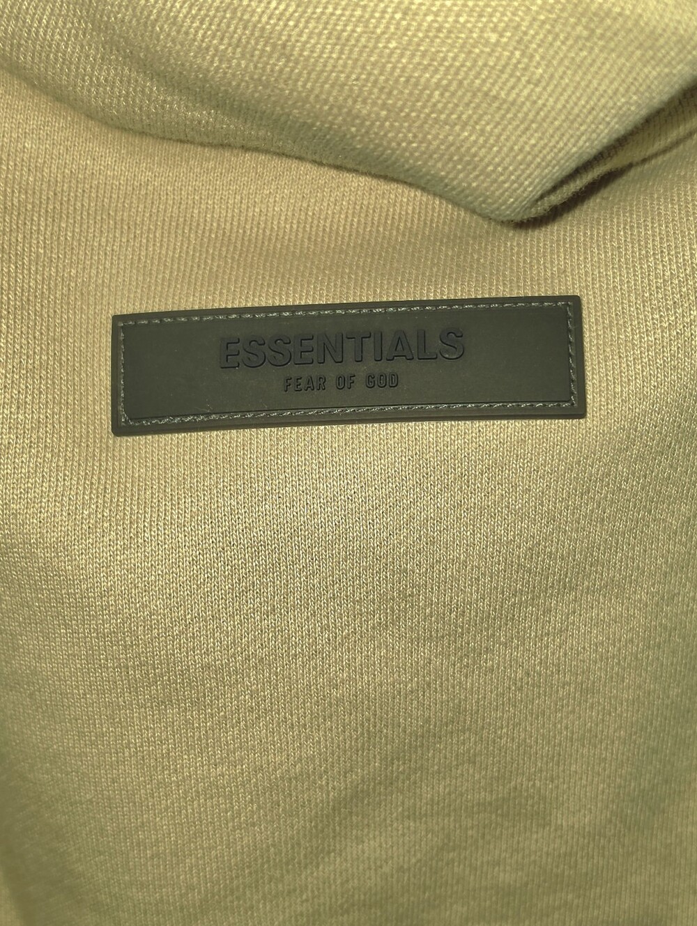 Women's Fear Of God Essentials Sand Full Zip Sweater Size M - Picture 9 of 9